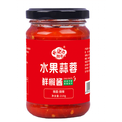 【云朵的朋友】水果蒜蓉鲜椒酱