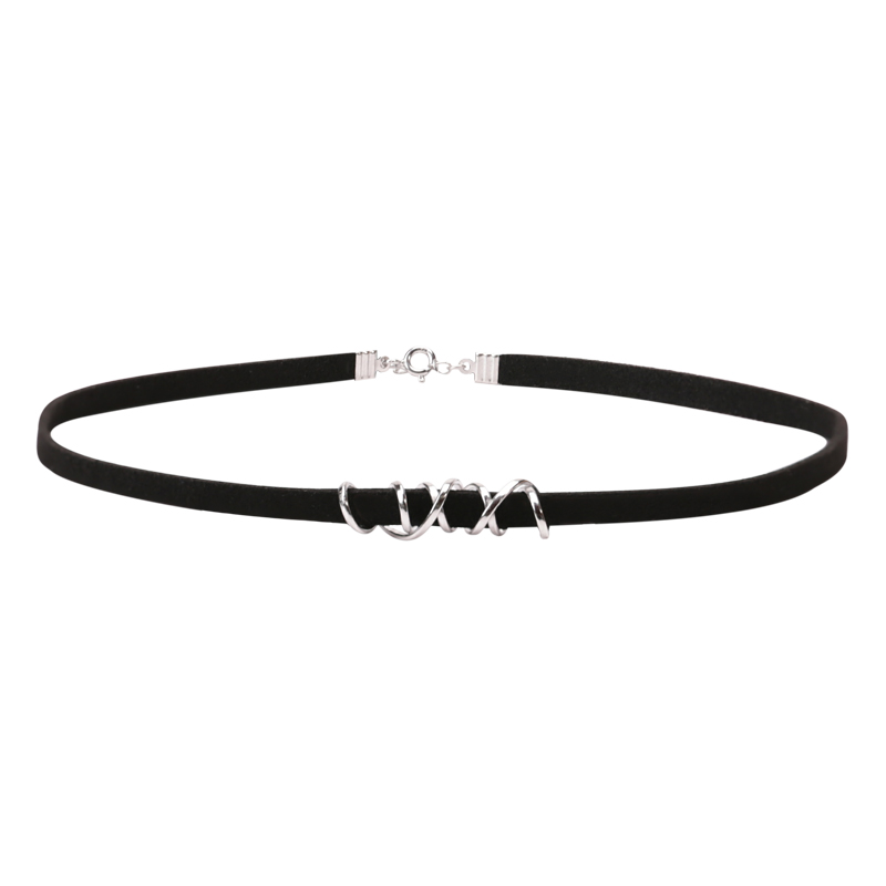 纯银明星同款精制高级颈链choker