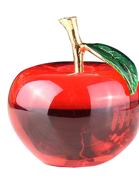 水晶红色生日平安夜圣诞节礼物