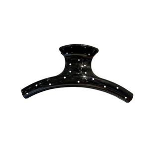 超大号波点抓夹饱满后脑勺鲨鱼夹高级感发量多盘发发夹头饰发卡女