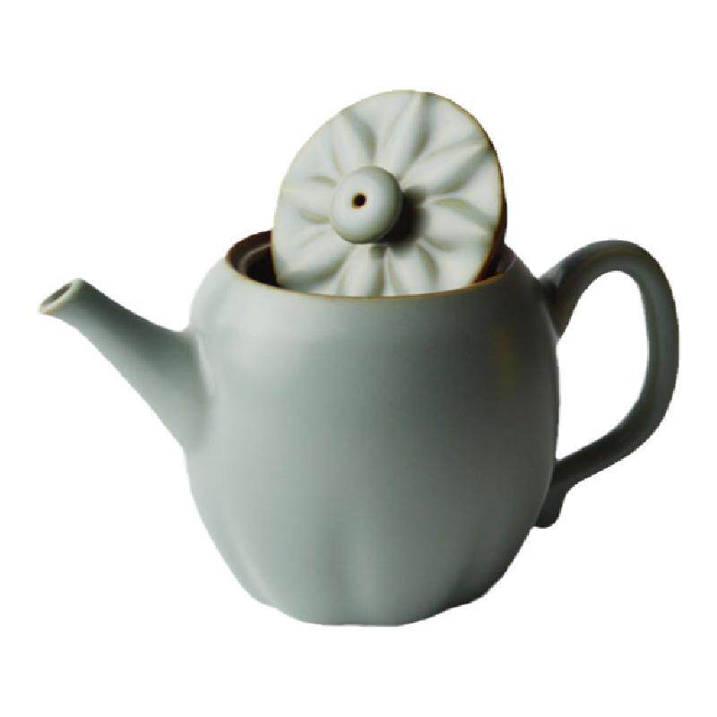 陶作坊泡茶壶汝窑清荷壶送礼