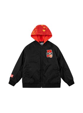 乔丹童装男童棉服外套新年