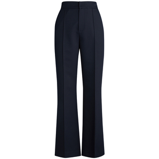 [商场同款]LANDI蓝松鸦醋酸绵羊毛高腰微喇西装裤女2025冬新品