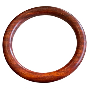 时来运转~新中式紫檀木双圈手链女复古小众手镯手串情侣叠戴手饰