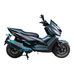 适用24款升仕368D碳纤维贴纸PVC车身防水油箱贴膜摩托车改装配件