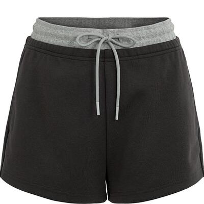 本来BENLAI女士抽绳运动短裤2025夏季新款宽松休闲裤子BNA650002