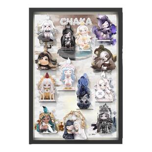 KGBOX用于POPMART泡泡玛特CHAKA烛语系列办盲盒亚克力相框展示盒