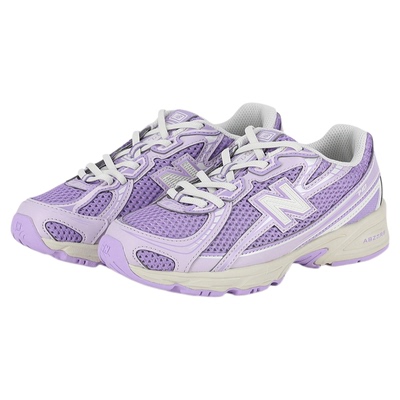 New Balance nb童鞋儿童男女4-7岁中童秋季网面紫色休闲鞋PZ740BK