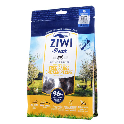ziwi巅峰猫粮新西兰90%无谷鲜肉