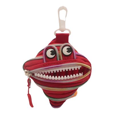 卡通怪兽牛仔创意礼物夏季零钱袋