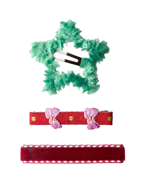 sorbet丝绒复古一字bb发夹发饰卡