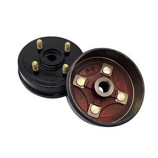 电动三轮车刹车锅130碟刹锅160/180刹车鼓车轮固定盘后桥刹车鼓盖