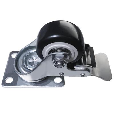 德国海蒂诗平板推车脚轮带刹车