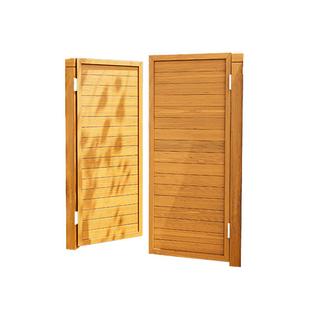 别墅花园防腐木门户外庭院子入户木头栅栏门室外田园园艺围栏小门