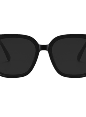 茶色近视墨镜男款潮牌大脸可配度数2023新款黑框太阳眼镜女高级感