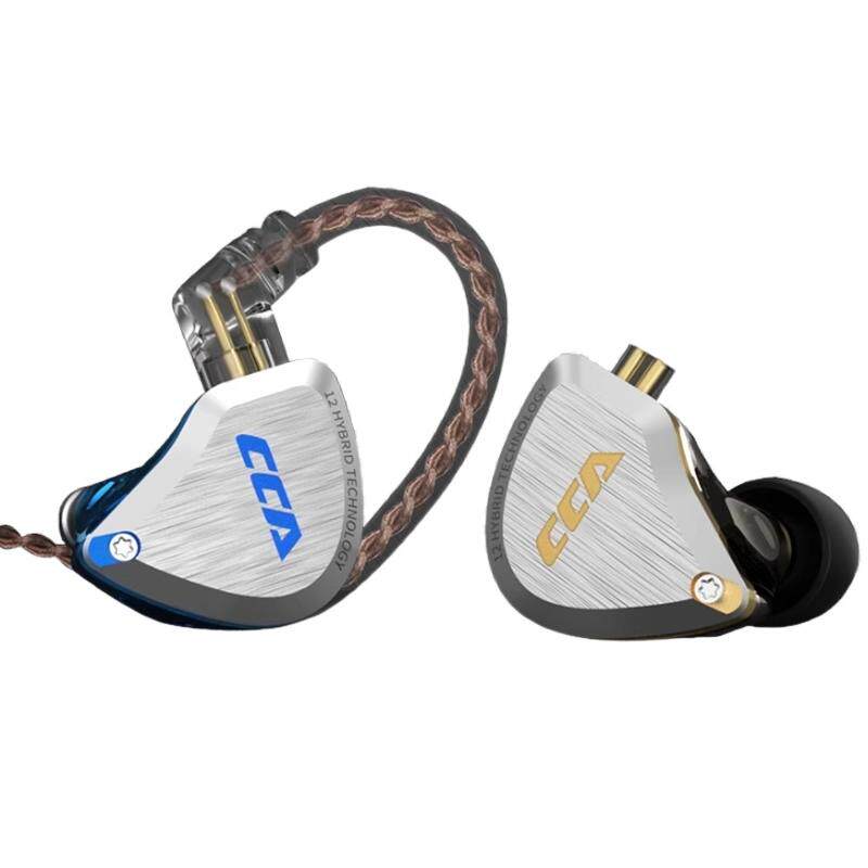 CCA C12圈铁耳机发烧级HiFi高音质diy动铁入耳式专业有线监听耳塞