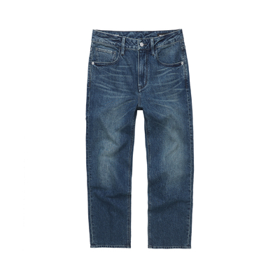 ABLEJEANS百搭水洗直筒牛仔裤