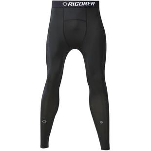 准者加绒保暖紧身裤春季男篮球长裤跑步九分裤运动锻炼弹性健身裤