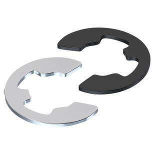 65猛GB896轴用开口挡圈e型卡簧挡圈外卡卡簧套装304不锈钢轴卡簧