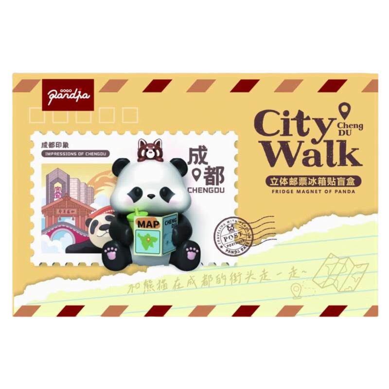 熊猫文创冰箱贴磁吸立体可爱