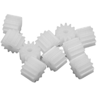 0.5模数主轴齿轮7/8/9/10/11/12/15/16/18齿 玩具塑胶小齿轮蜗杆