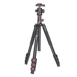 轻装时代MT-339相机三脚架单反手机便携摄影摄像俯拍中轴横置三角架自拍照视频落地支架独脚架手柄云台