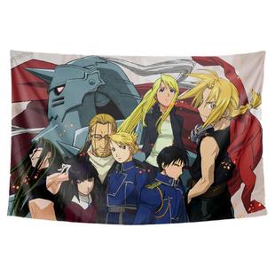 钢之炼金术师艾尔利克动漫定制周边宿舍装饰背景墙布海报挂布挂毯