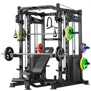 龙门架健身器材家用史密斯机深蹲卧推架飞鸟多功能一体综合训练器