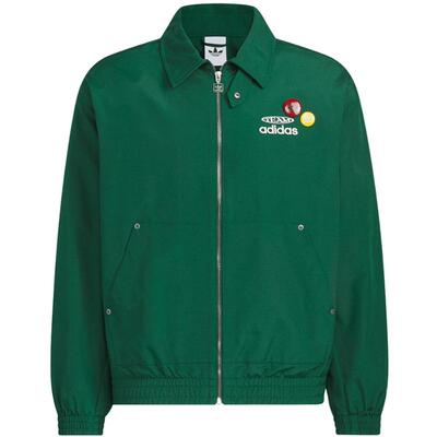 【自营】adidas阿迪达斯男子梭织帆布宽松外套工装风夹克 KC0136