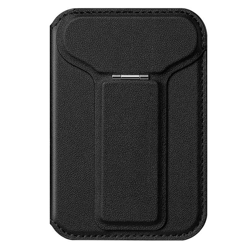 折叠磁吸卡包支架适用苹果18promax手机配件17pm装卡iPhone16plus可插卡15放卡14钱包卡夹强磁性翻盖卡套简约