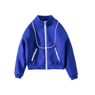 MRCYC新款男士宽松太空棉包边夹克棒球服短外套男上衣潮