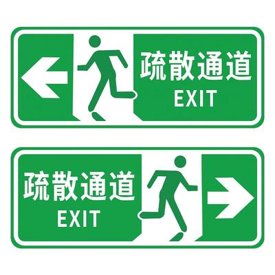 【亚克力】安全出口指示牌