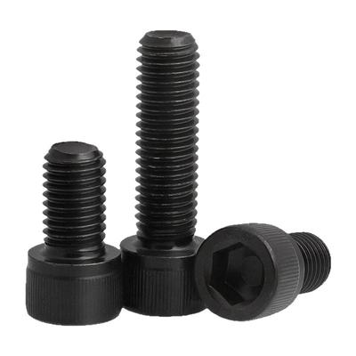 m8m全牙发黑滚花杯头内六角螺丝