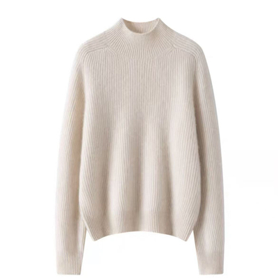 春秋季低圆领妈妈毛衣小衫上衣