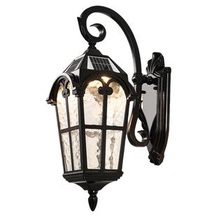 太阳能户外壁灯防水阳台外墙室外墙灯庭院墙壁大门罗马柱照明门灯