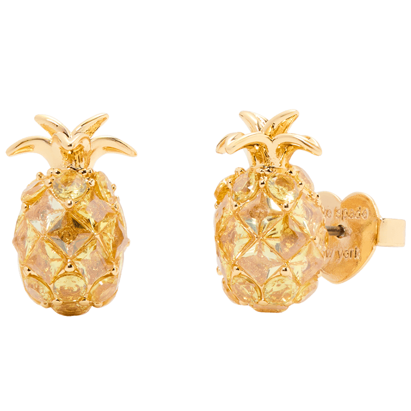 【2024新款】kate spade ks Sweet Treasures 菠蘿造型耳釘精致女