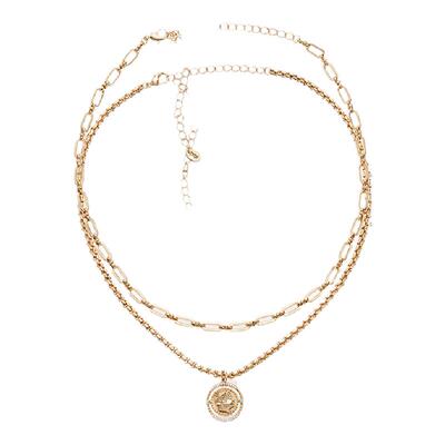 INCHEDITION大富翁女王硬币项链