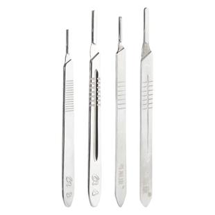 医用手术刀刀柄无菌刀片牙科外科3号四号刀柄304不锈钢加厚刀架