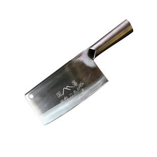 国藩高碳钢手工锻打菜刀家用超快锋利斩切两用刀厨师用老式铁菜刀