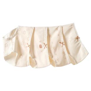 儿童内裤女童纯棉三角裤女孩宝宝卡通四角底裤小学生裤头不夹屁屁