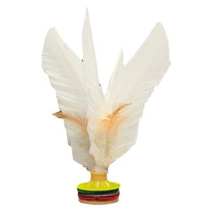 跃动大白毽子运动专用成人健身比赛儿童中小学生鸡毛腱子专业耐踢