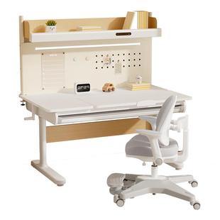 黑白调A2Pro儿童学习桌书桌椅小学生家用专用实木可升降大白桌