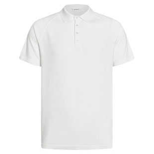 楼高素衣【白贝母龙骨线】3D立裁扣翻领商务休闲POLO衫高定款上衣