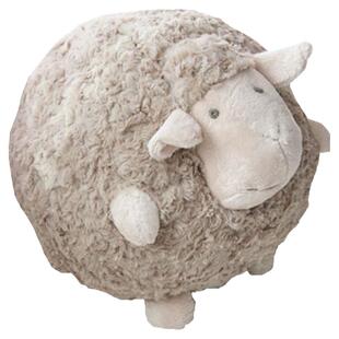 韩国进口 超可爱羊公仔毛绒抱枕/羊靠垫 羊抱枕 喜羊羊毛绒玩具