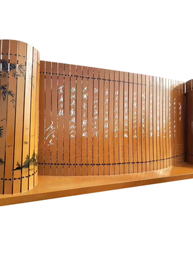 校园玻璃钢书本书卷模型雕塑大型刻字简介牌景观药材书籍铜雕摆件