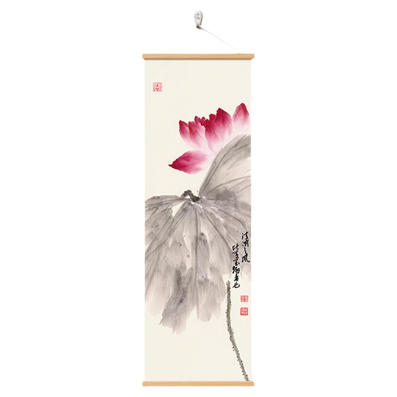 新中式葫芦福禄装饰画茶室卷轴画