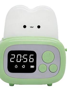 起床面包屋女生闺蜜高级感闹钟灯