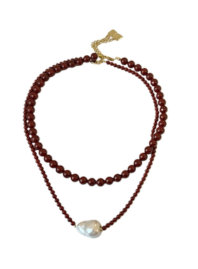 巴洛克淡水珍珠项链女高级感轻奢