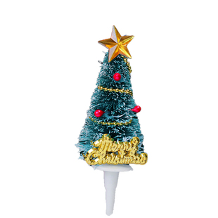 2025圣诞节蛋糕装饰包装盒纸杯盒圣诞树小熊甜品手提礼盒装扮插件