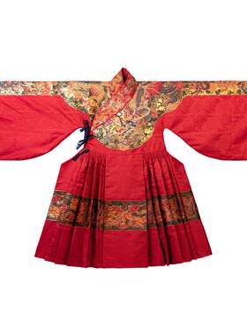 控弦司汉服穿花应龙袍